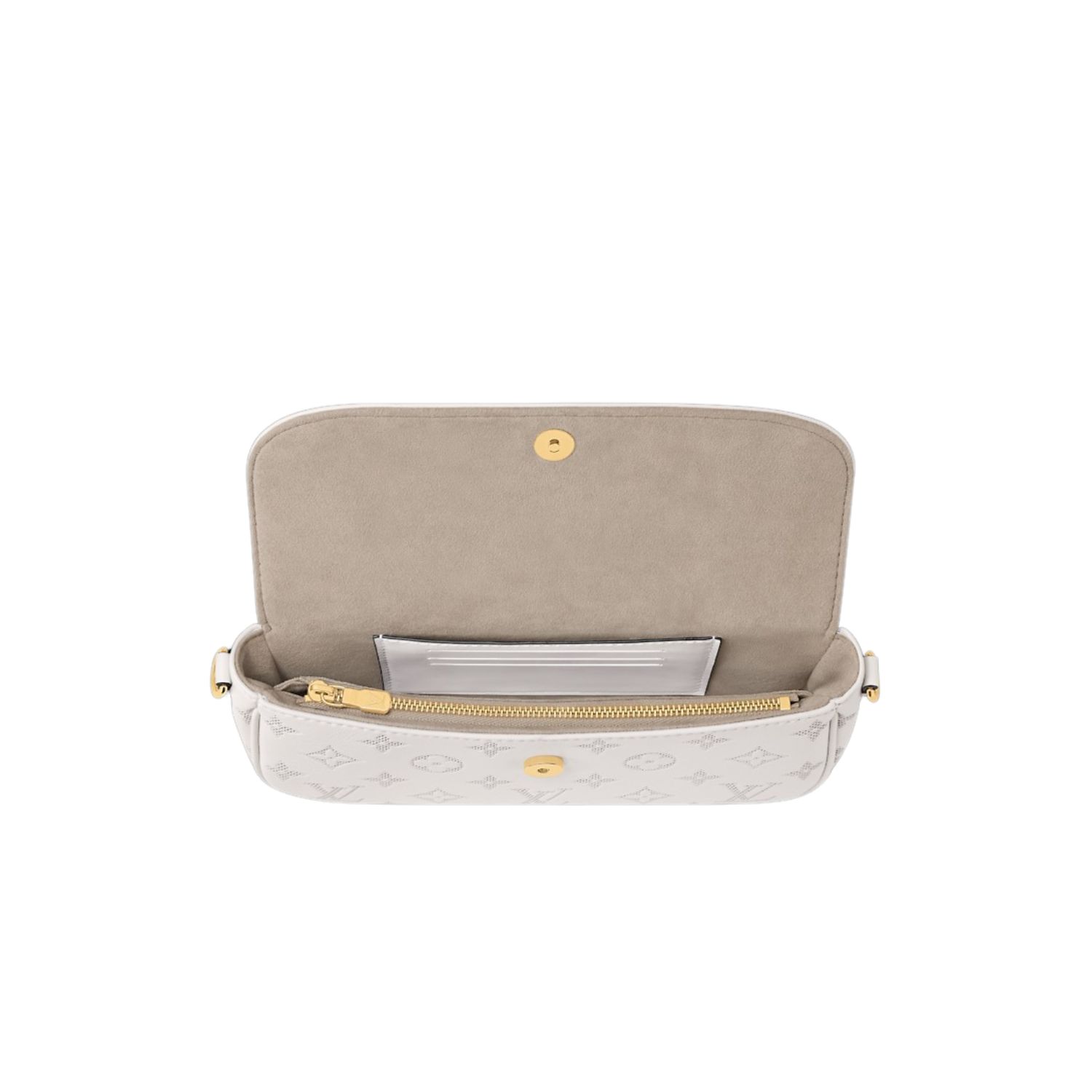 L0vis Vvtt0n Wallet On Chain Ivy White For Women 23.5cm/9.3in – M11299