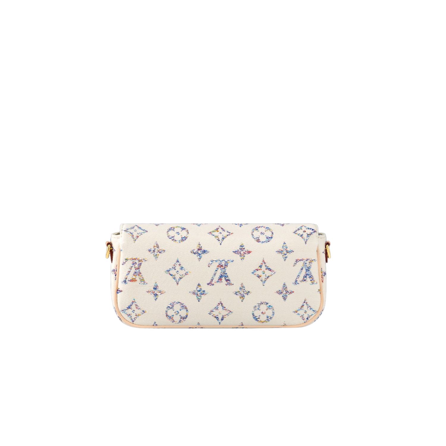 L0vis Vvtt0n Wallet On Chain Ivy Multicolor White For Women 23.5cm/9.3in – M83499