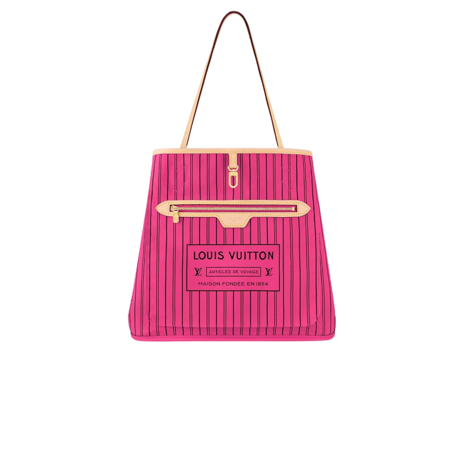 L0vis Vvtt0n Neverfull Bandoulière Inside Out MM Rose For Women 31cm/12.2in – M12257