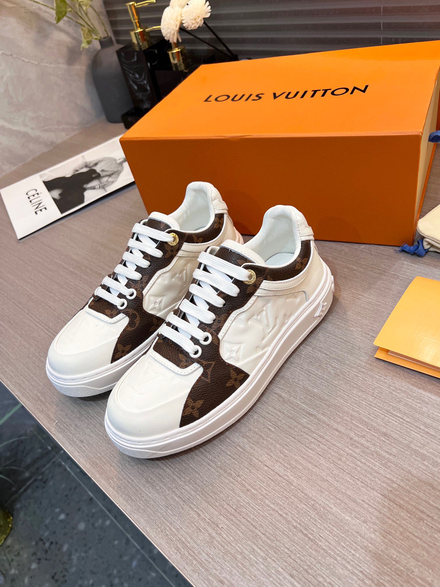 L0vis Vvtt0n Women’s Boombox Sneaker Brown For Women LV