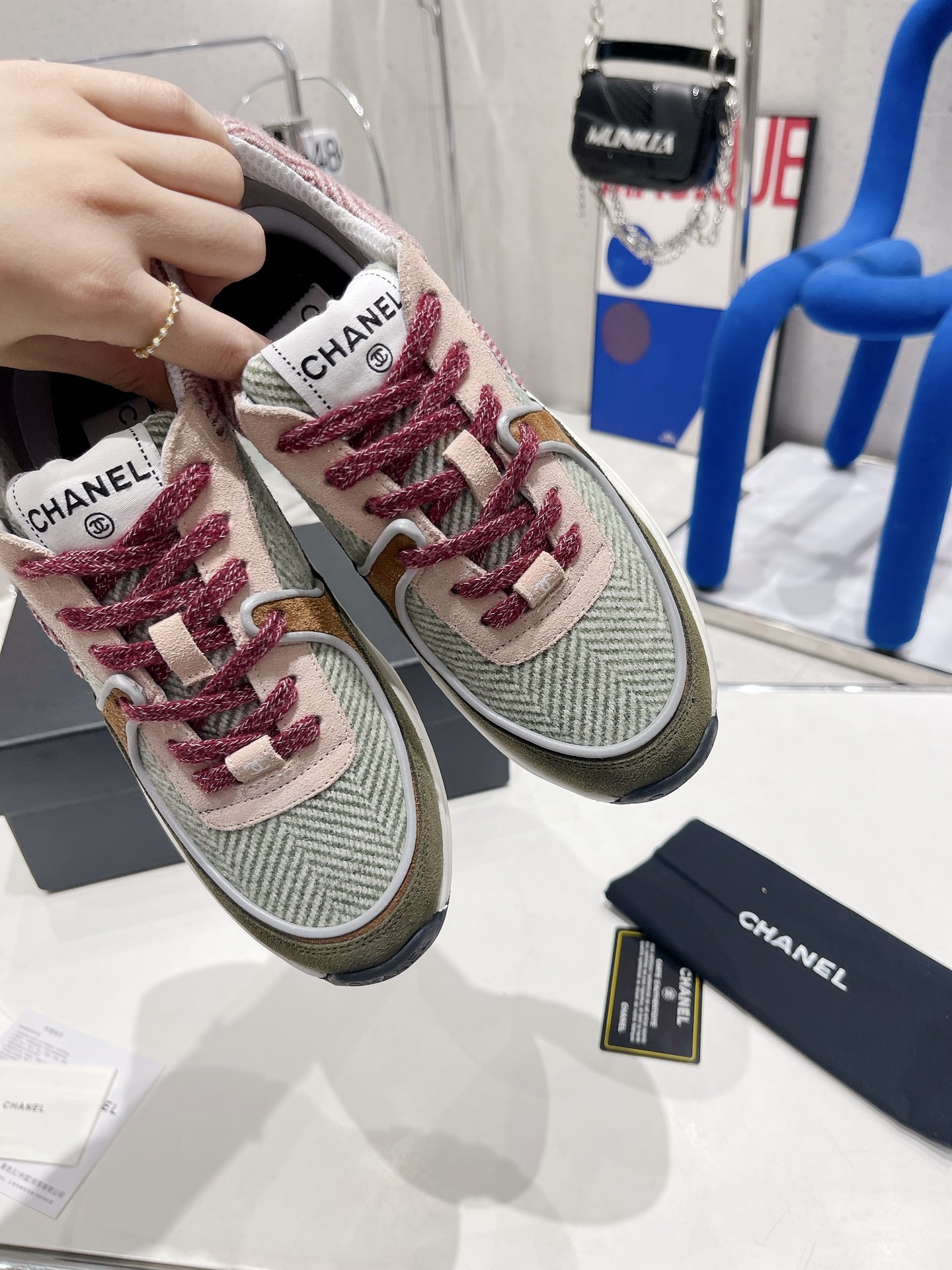 Ch**el Sneakers Grey For Women