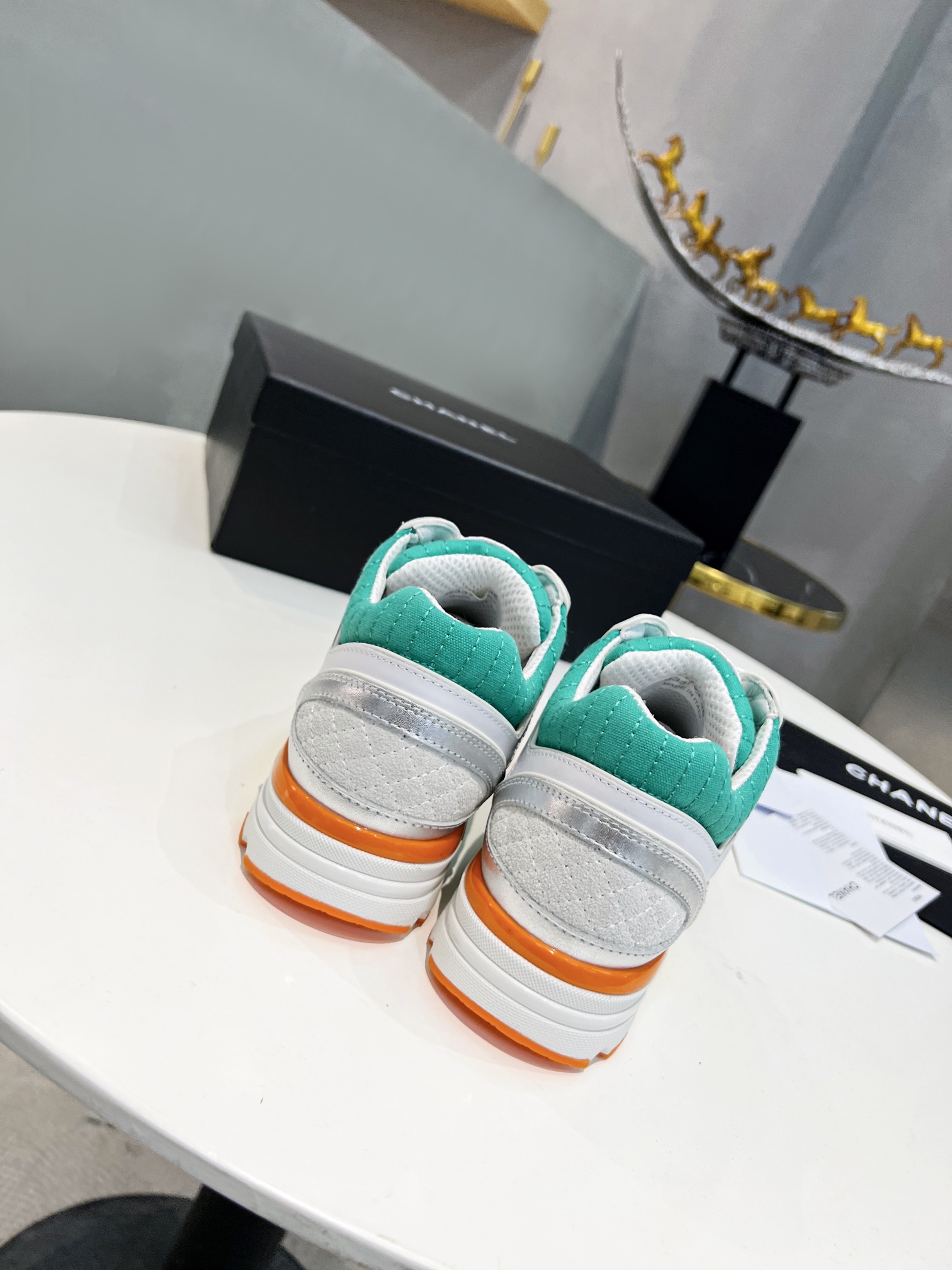 Ch**el Sneakers Green For Women