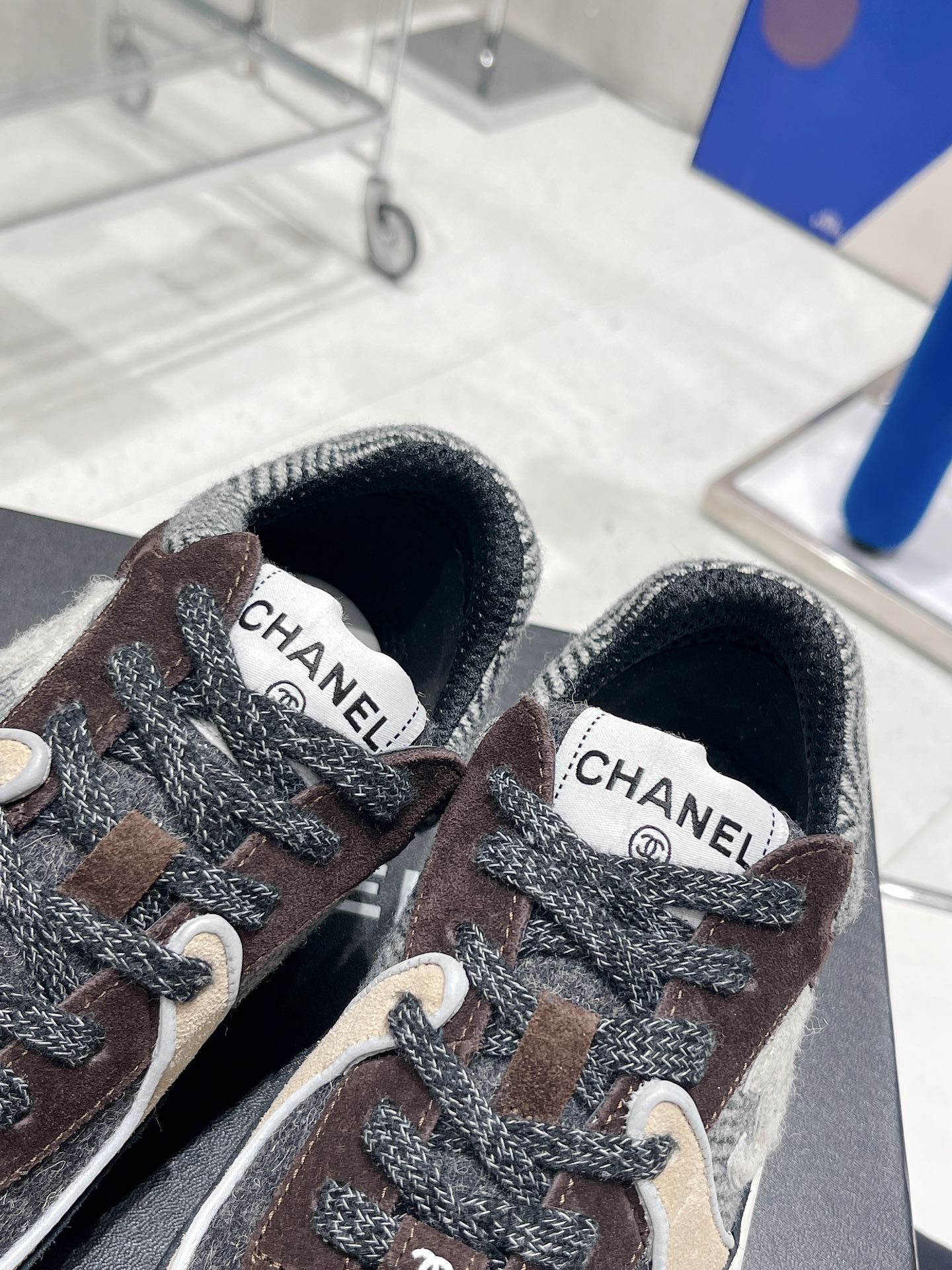 Ch**el Sneakers Grey For Women