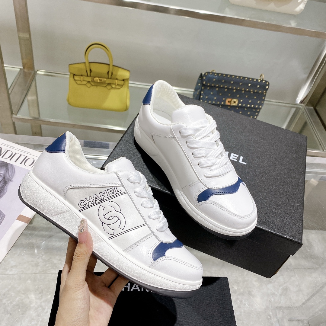 Ch**el Sneakers BlueFor Women