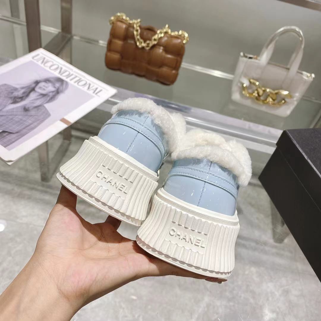 Ch**el Sneakers Blue For Women