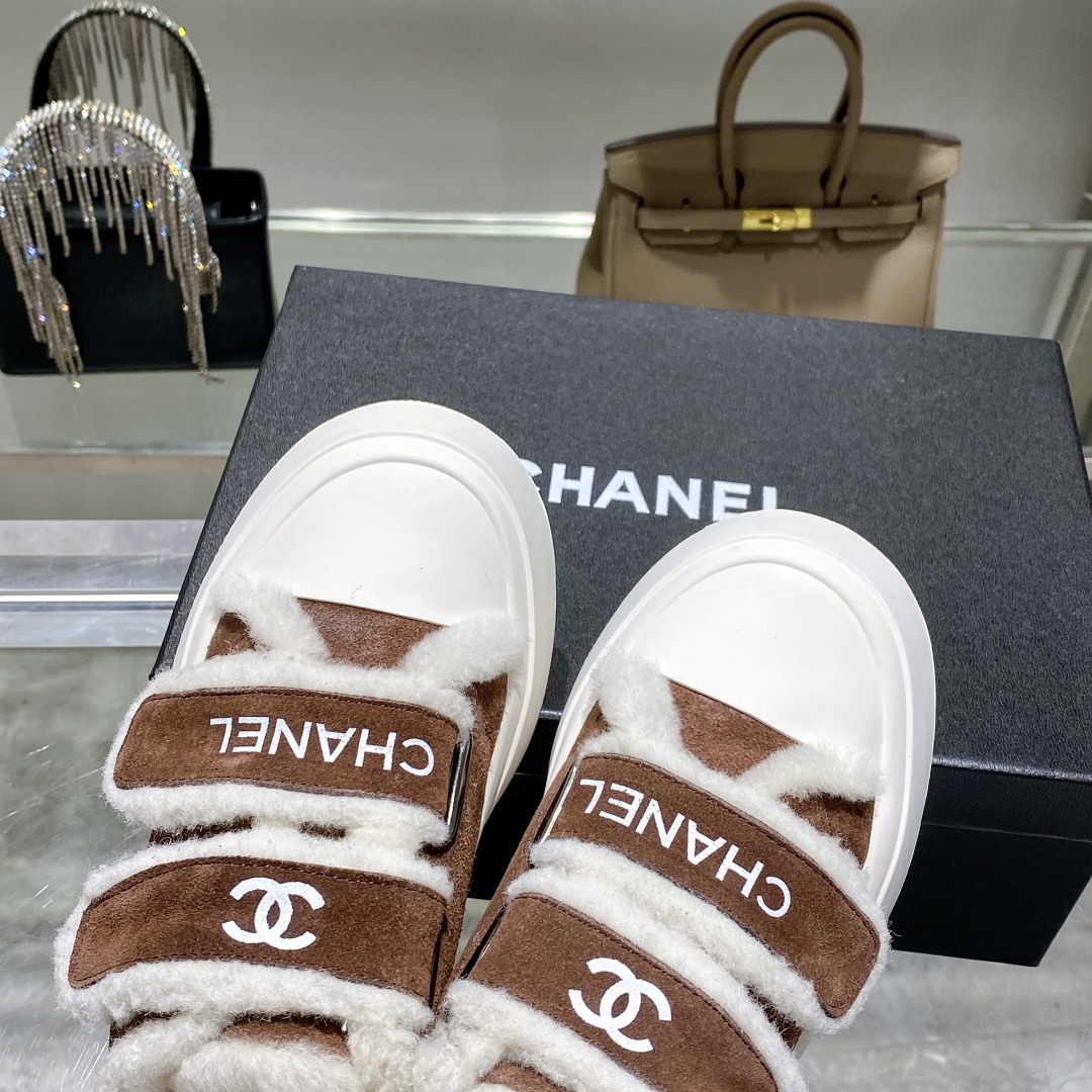 Ch**el Sneakers Brown For Women