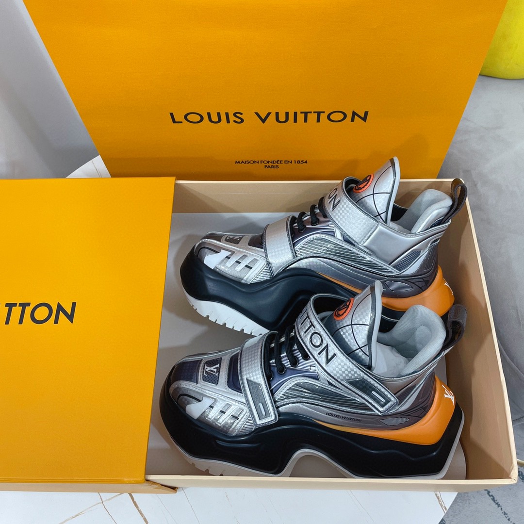 L0vis Vvtt0n LV Archlight 2.0 Platform Sneaker Silver For Women 1AB13N