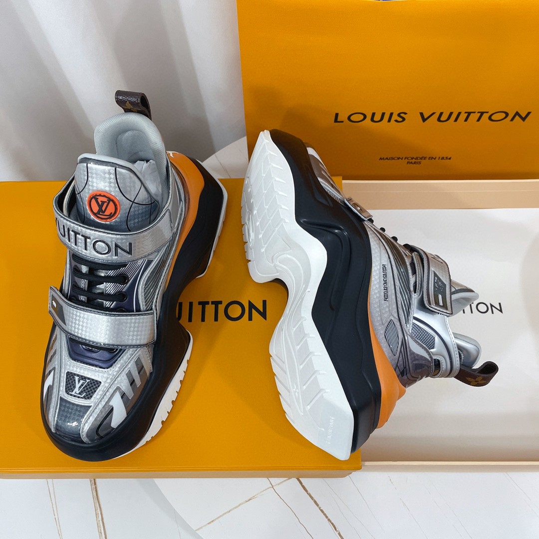 L0vis Vvtt0n LV Archlight 2.0 Platform Sneaker Silver For Women 1AB13N