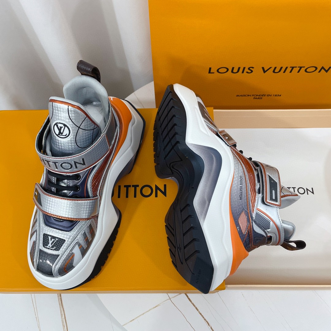 L0vis Vvtt0n LV Archlight 2.0 Platform Sneaker Silver For Women 1AB143