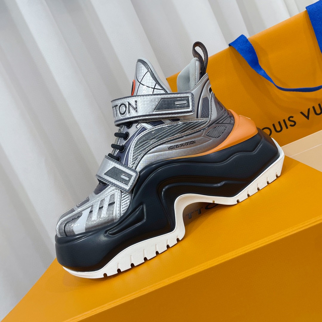 L0vis Vvtt0n LV Archlight 2.0 Platform Sneaker Silver For Women 1AB13N