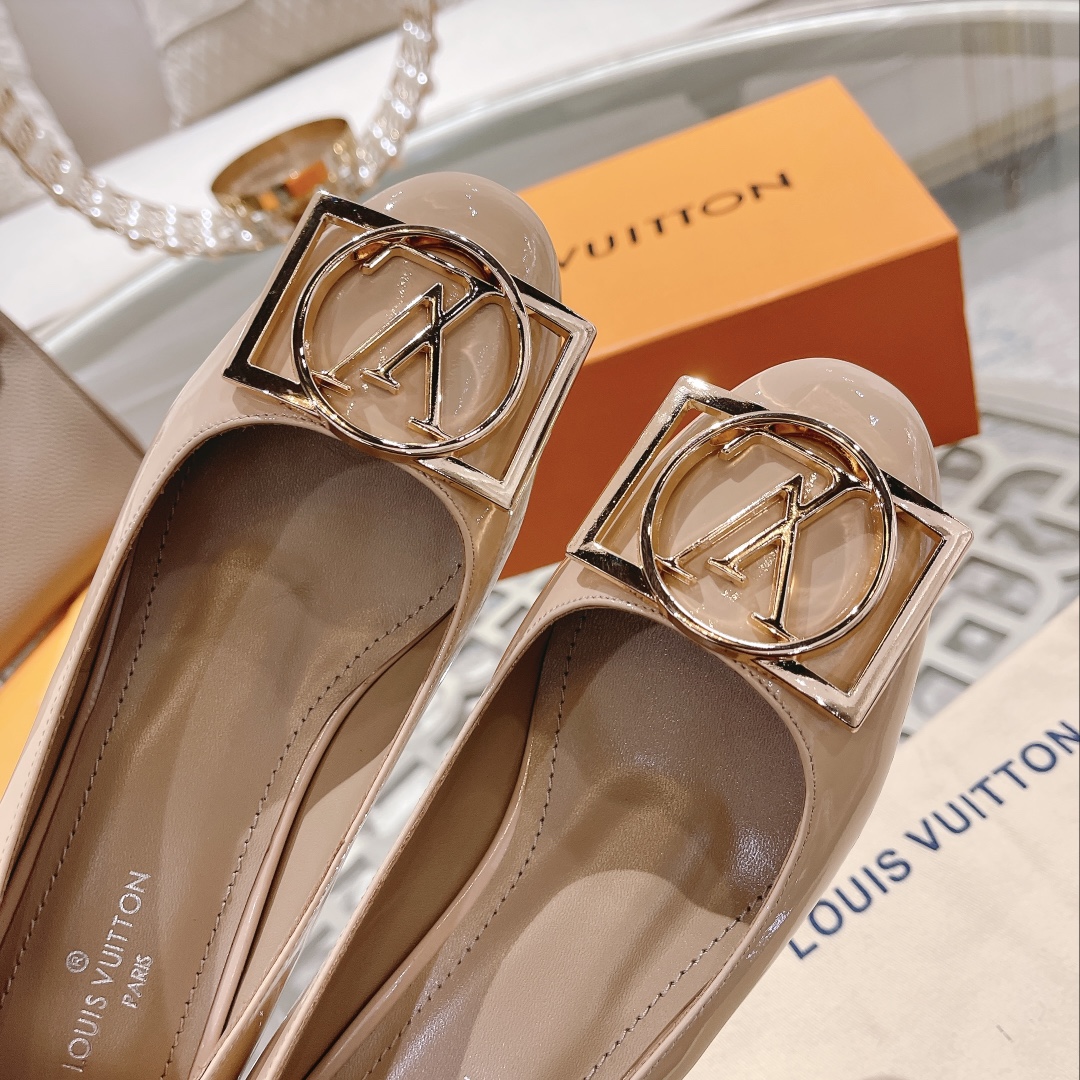 L0vis Vvtt0n Madeleine Pump Beige For Women 4.5cm/1.8in