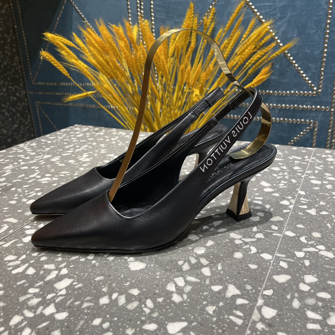 L0vis Vvtt0n Sparkle Slingback Pump Black For Women 1AB0MT