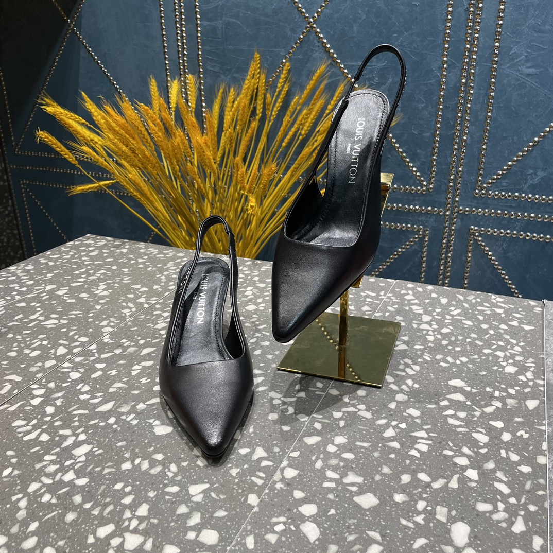 L0vis Vvtt0n Sparkle Slingback Pump Black For Women 1AB0MT