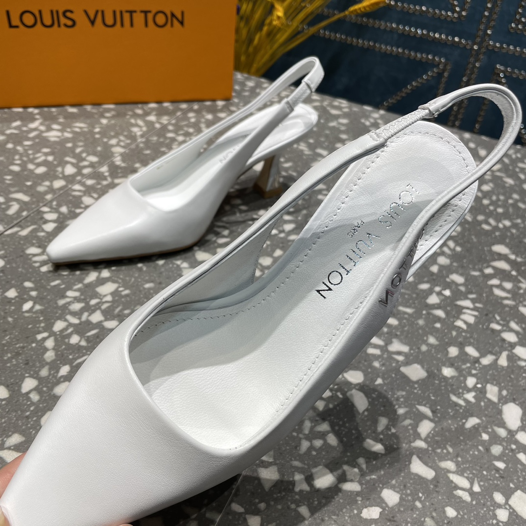L0vis Vvtt0n Sparkle Slingback Pump White For Women 1AB0NN