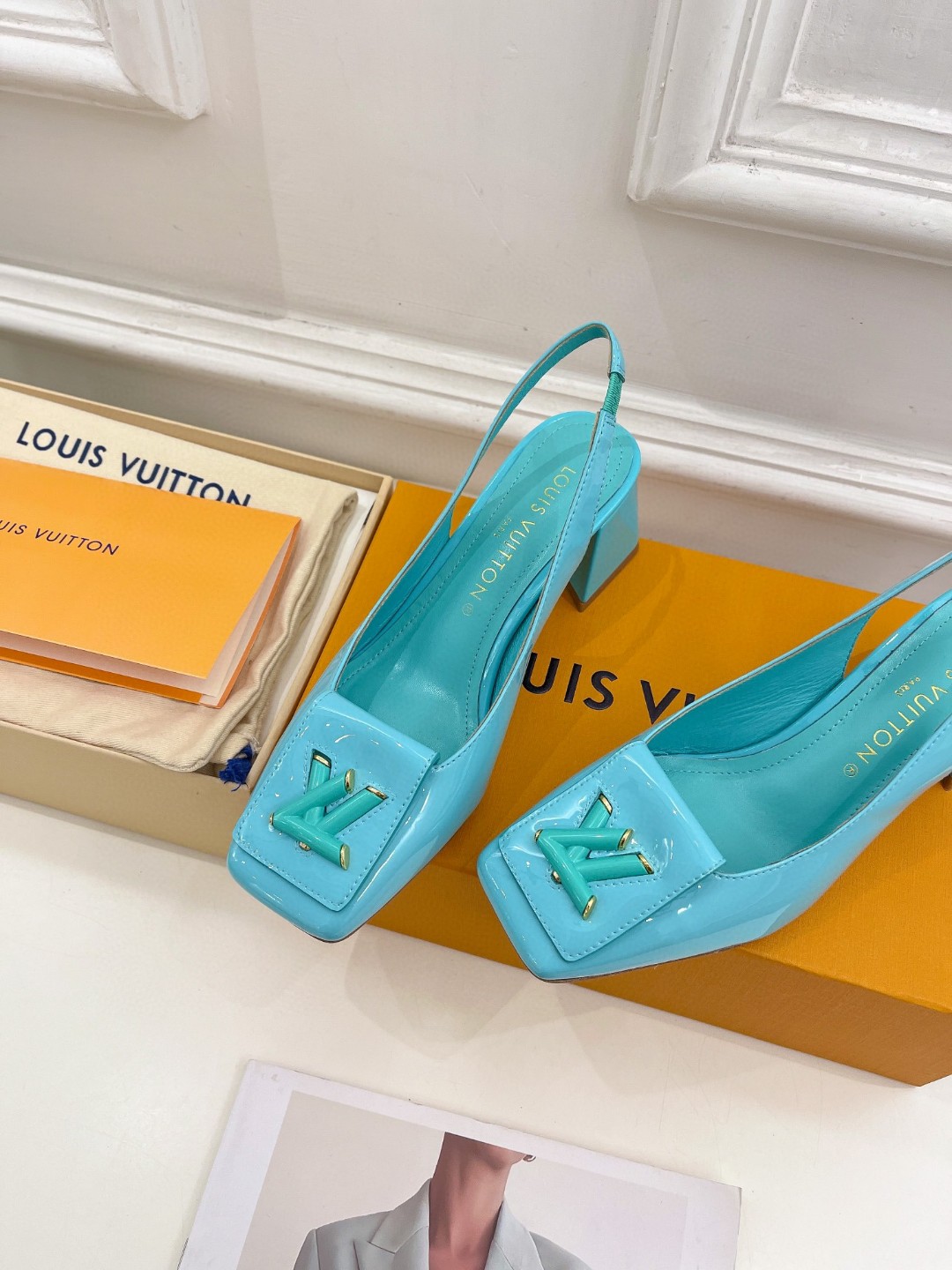 L0vis Vvtt0n Shake Slingback Pump Jade Green For Women 1AB0VF