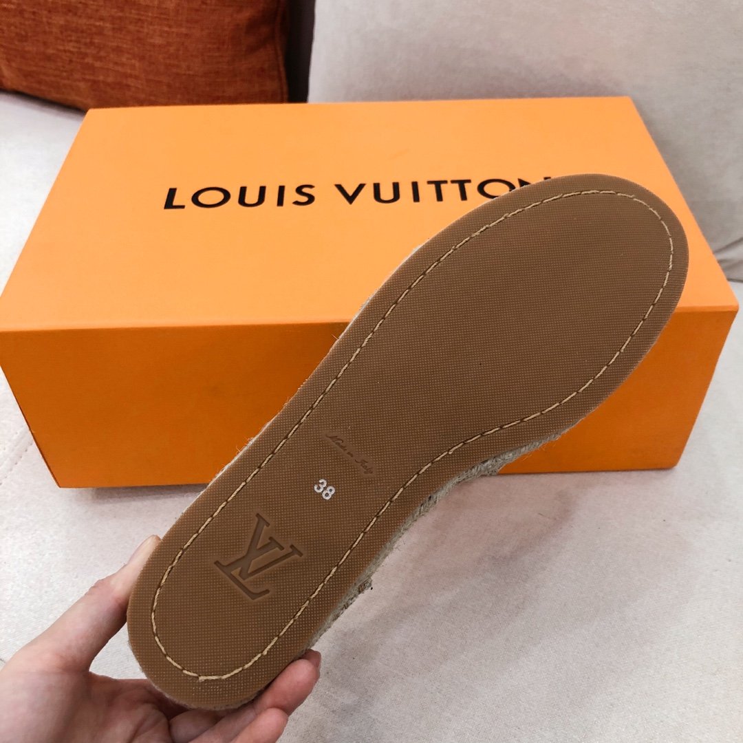 L0vis Vvtt0n Women’s Starboard Flat Espadrille Pink For Women LV