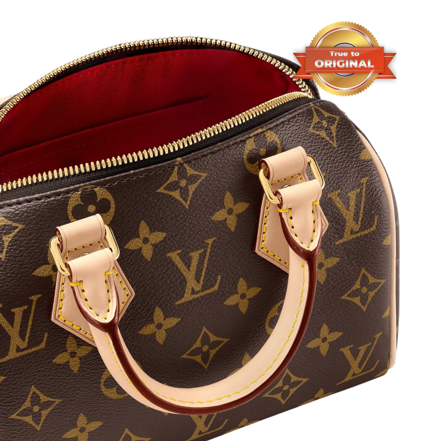 [True-to-ORIGINAL] L0vis Vvtt0n Speedy Bandoulière 20 Monogram Canvas Brown For Women 20cm/8.1in M46594