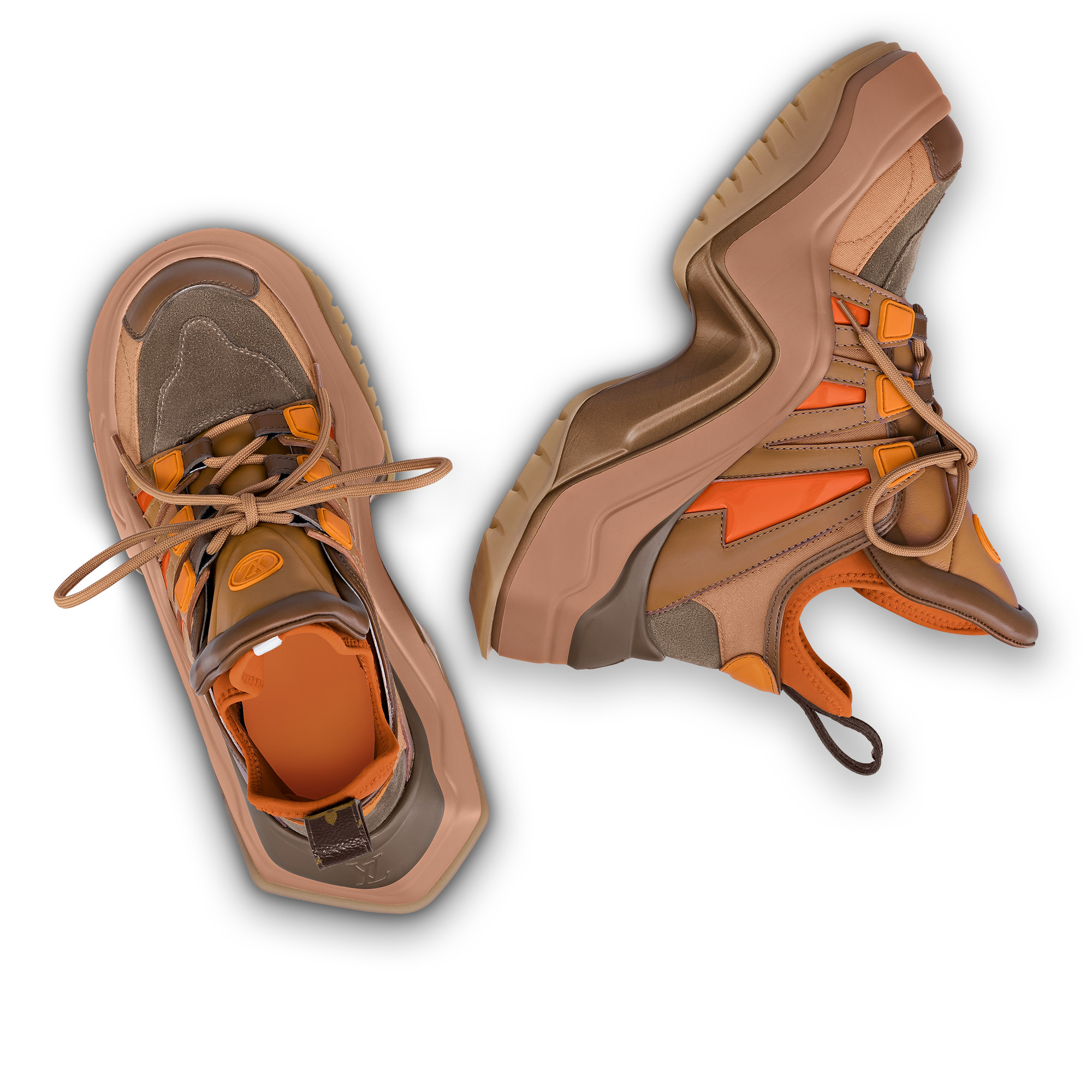 LV Archlight 2.0 Platform Sneaker Brown For Women 1ABIJ4