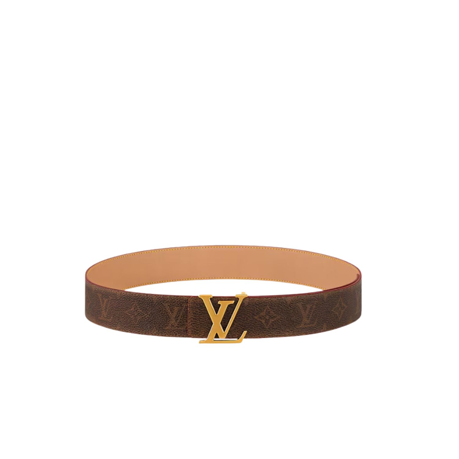 L0vis Vvtt0n LV Initiales 40mm Reversible Belt Brown For Men M8740V