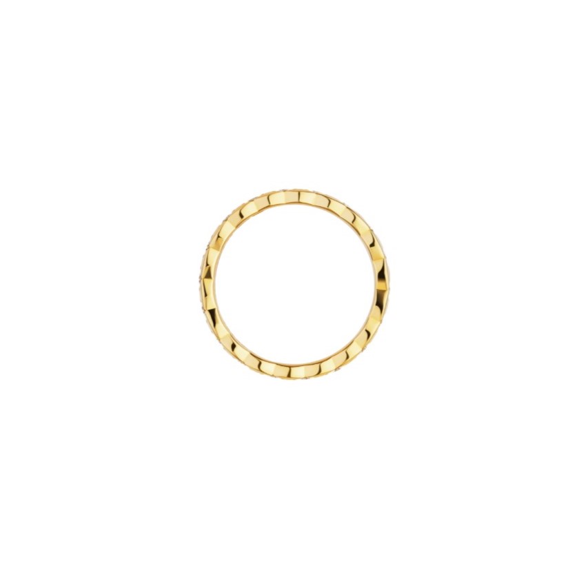 Ch**el Coco Crush Ring Yellow Gold Mini Version For Women J11872