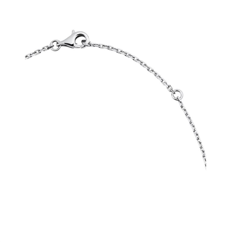 Ch**el Fil De Camélia Necklace White Gold For Women J2530