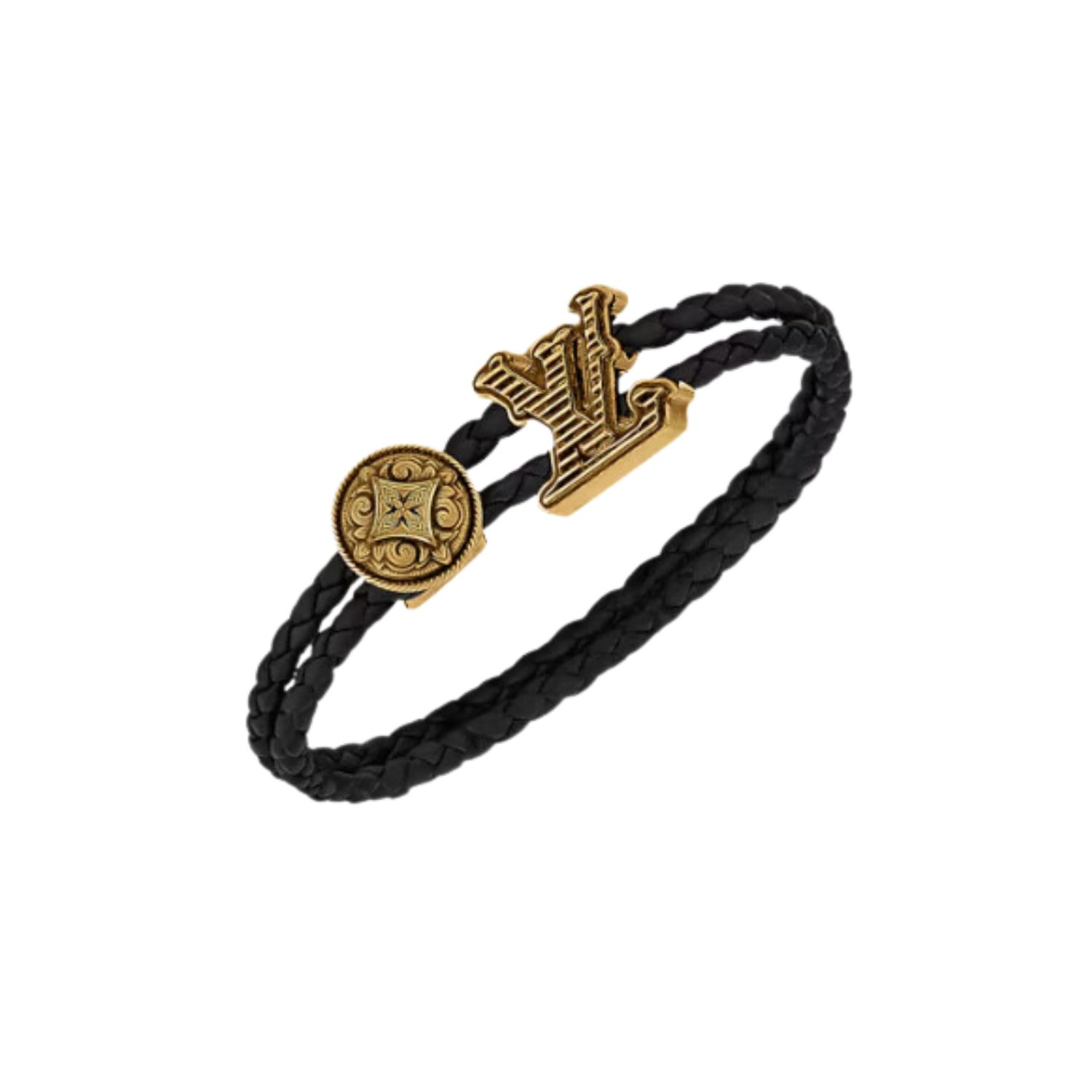 L0vis Vvtt0n LV Rodeo Bracelet Black 19cm/7.5in – M8735E