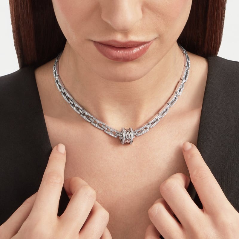 Bv1g*ai B.zero1 Necklace White Gold For Women 358320