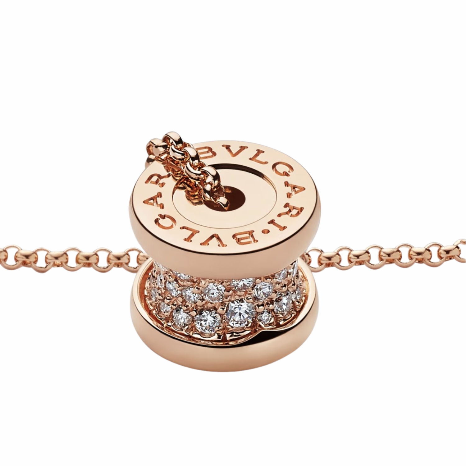 Bv1g*ai B.zero1 Necklace Rose Gold For Women 351116
