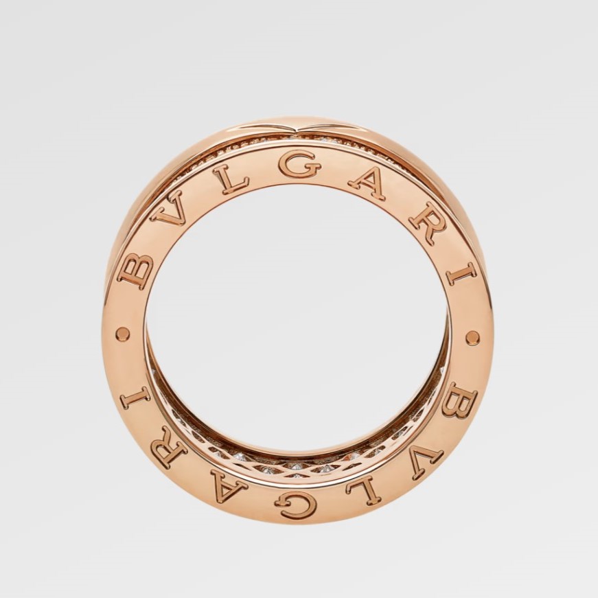 Bv1g*ai B.zero1 Ring Rose Gold For Women 361147