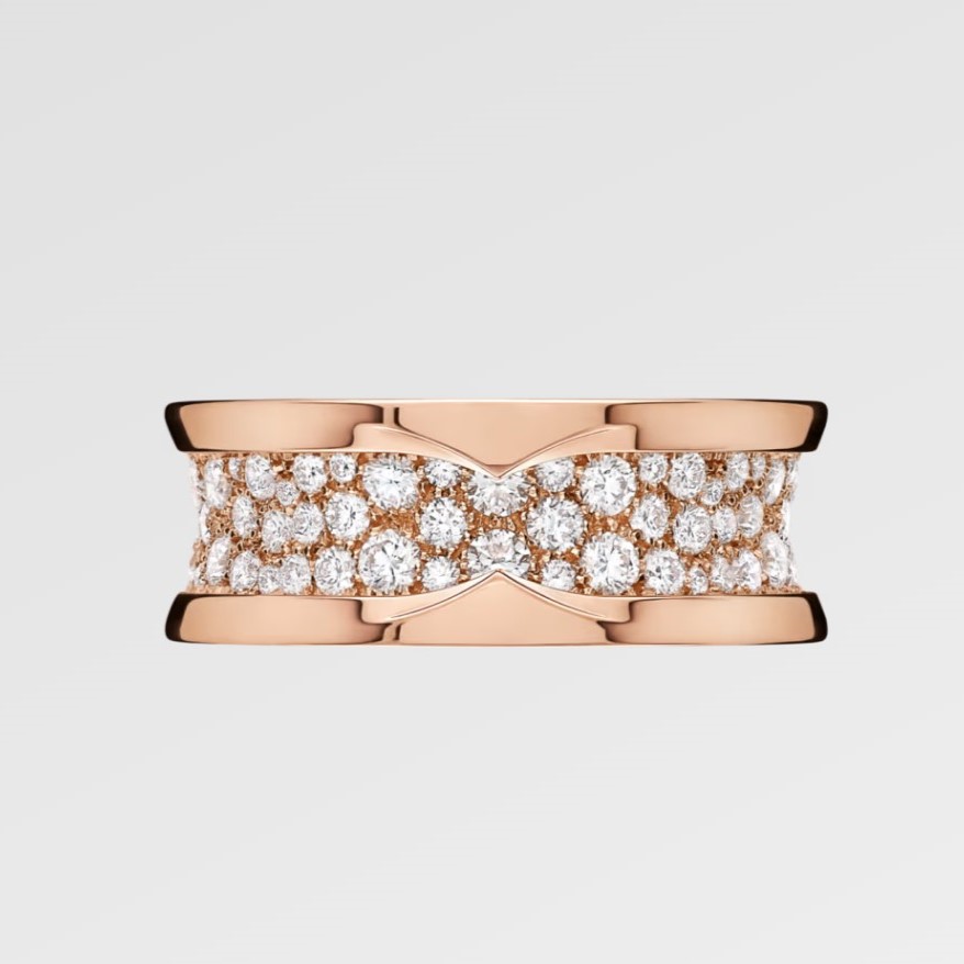 Bv1g*ai B.zero1 Ring Rose Gold For Women 361147