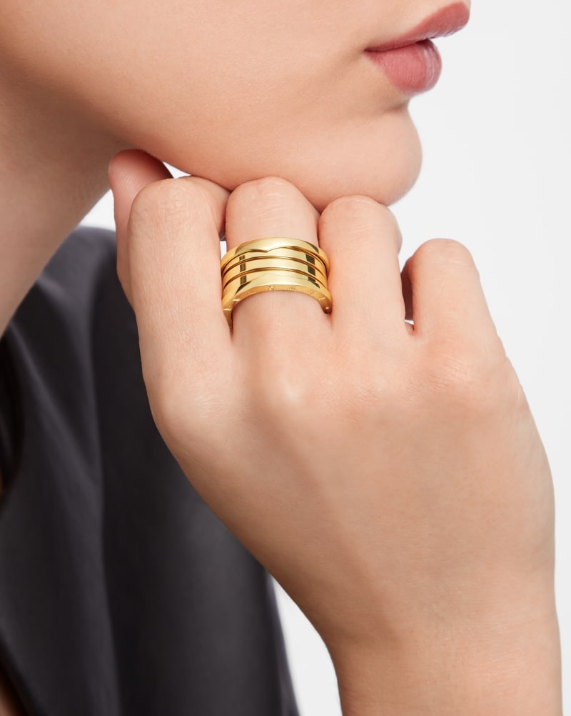 Bv1g*ai B.zero1 Ring Yellow Gold For Women 346589