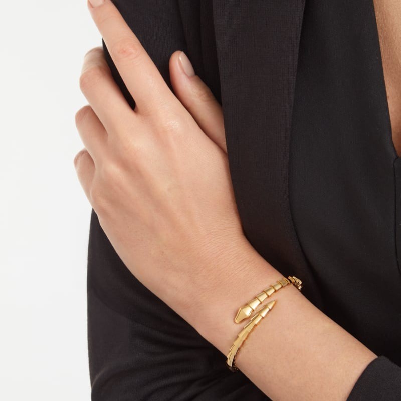 Bv1g*ai Serpenti Viper Bracelet Yellow Gold For Women 360722