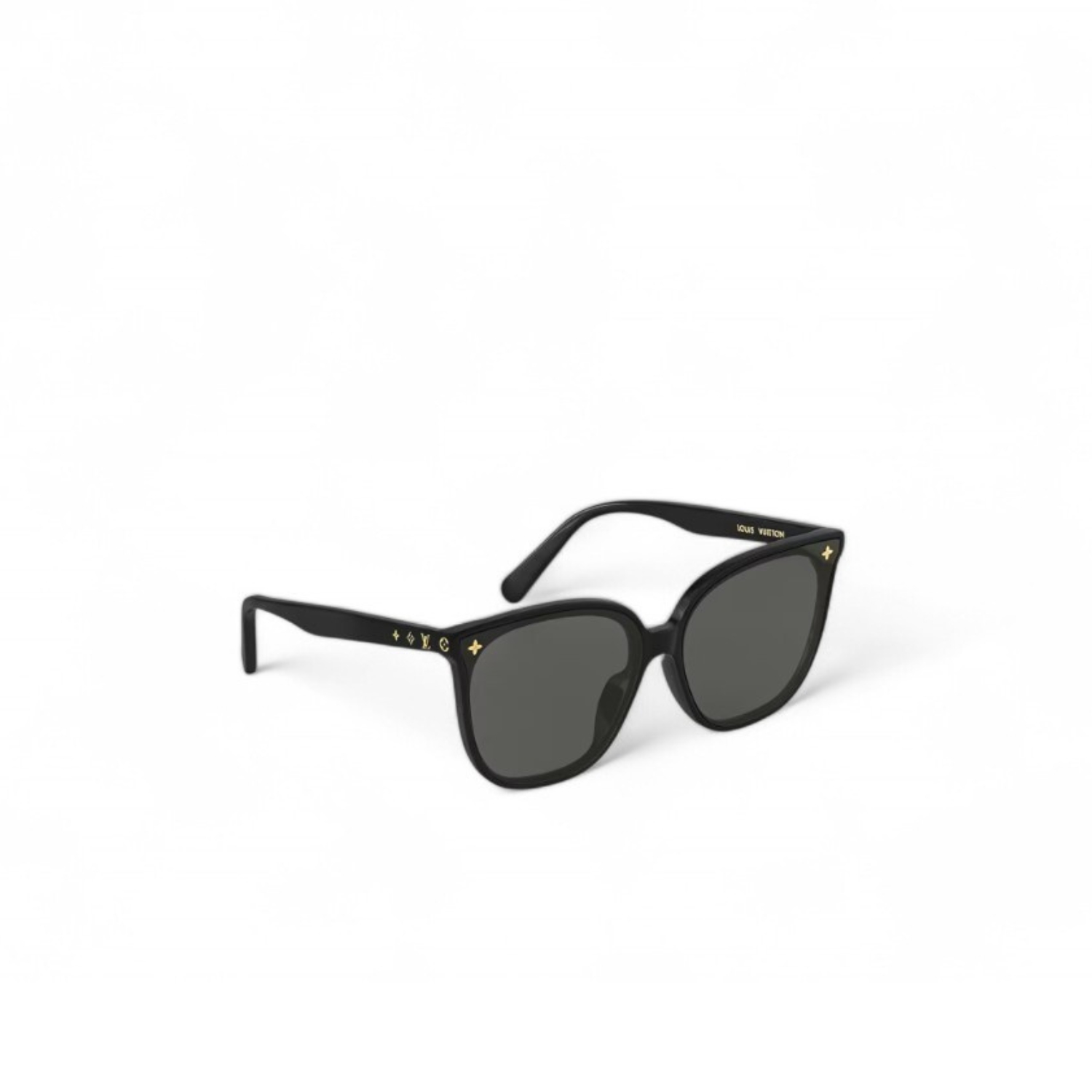L0vis Vvtt0n Monogram Fame Large Square Sunglasses Black For Women Z2135U