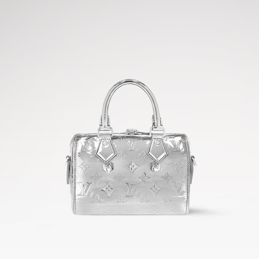 L0vis Vvtt0n Speedy Bandoulière 20 Handbag Silver For Women 8.1in/20cm M11987