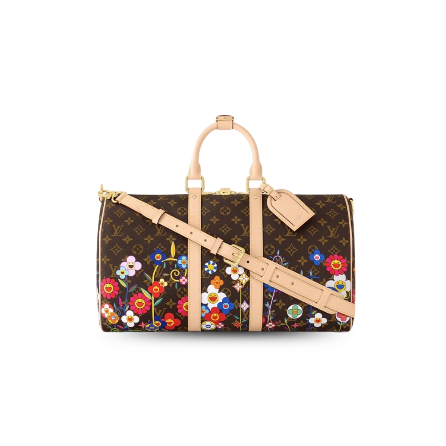 L0vis Vvtt0n LV x TM Keepall Bandoulière 45 Monogram Canvas 17.7in/45cm M14182