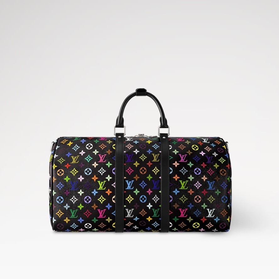 L0vis Vvtt0n LV x TM Keepall Bandoulière 50 Multicolore Black 19.7in/50cm M13745
