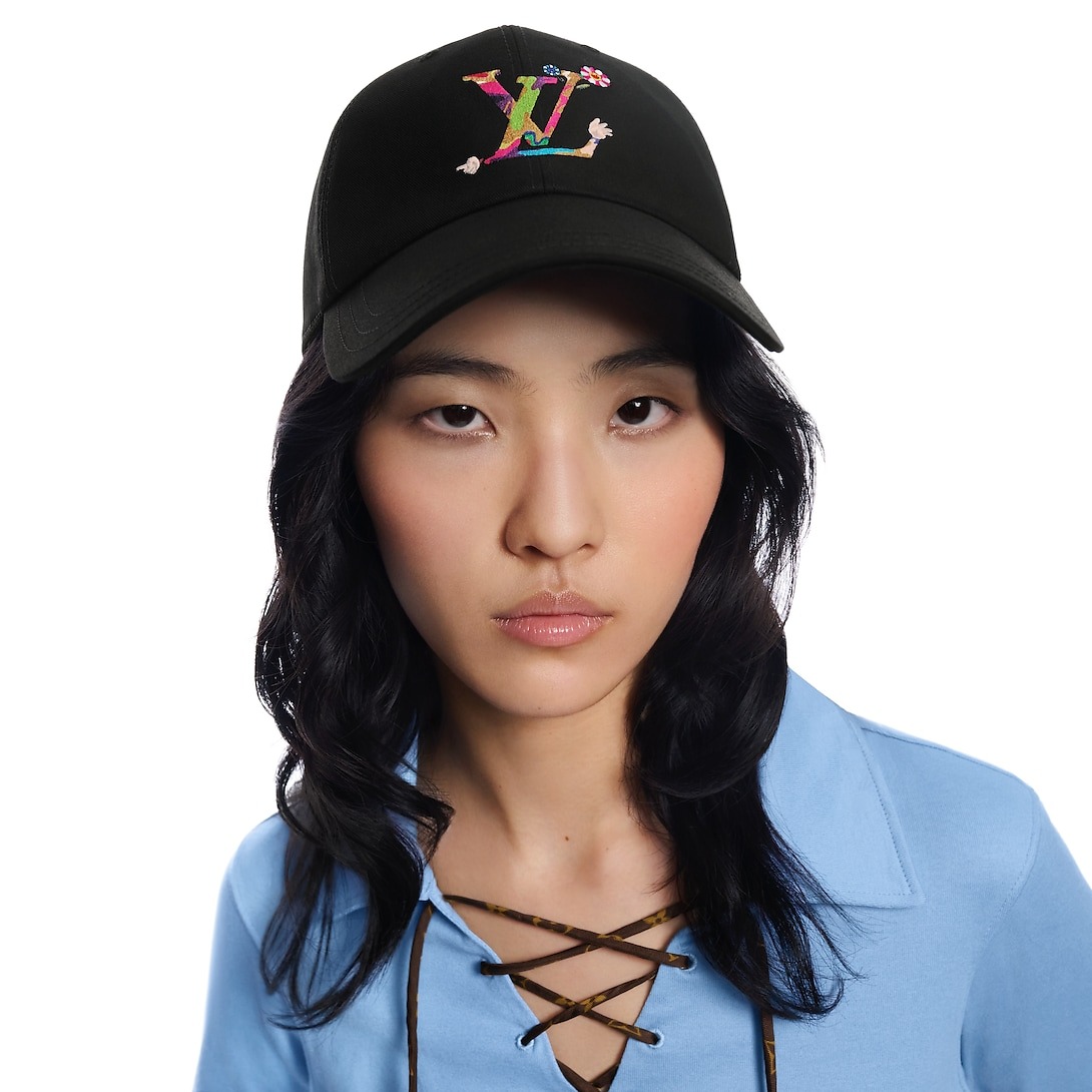 L0vis Vvtt0n LV x TM S*perflat Cap Black For Women M5000M