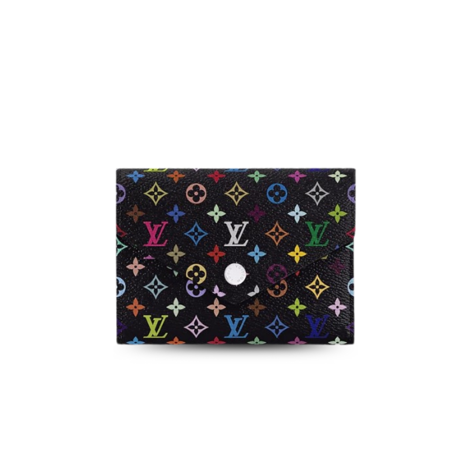 L0vis Vvtt0n LV x TM Victorine Wallet Multicolore Noir For Women 4.7in/12cm M14163
