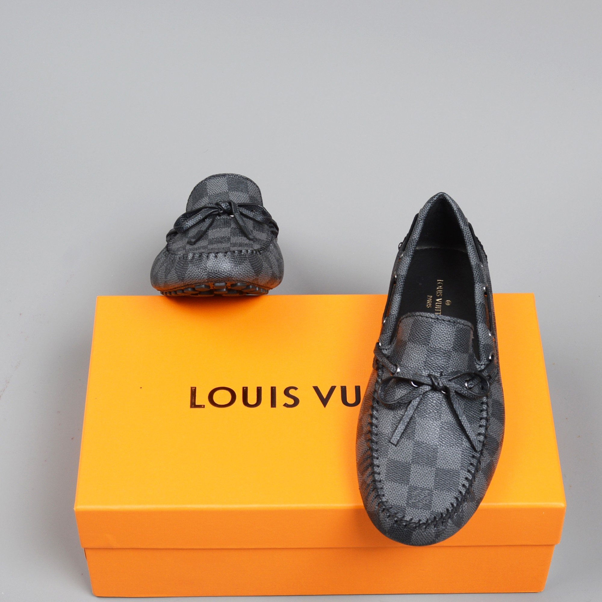 L0vis Vvtt0n Driver Moccasin Black Virgil Abloh For Men LV