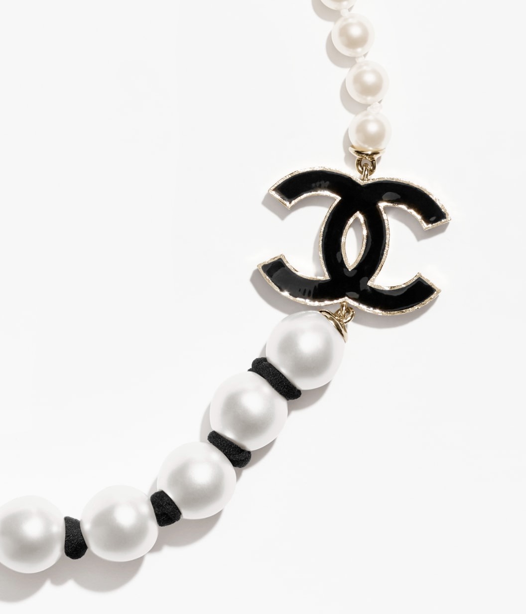 Ch**el Pearl Necklace Gold-Toned For Women ABF365-B19977-NAFTS