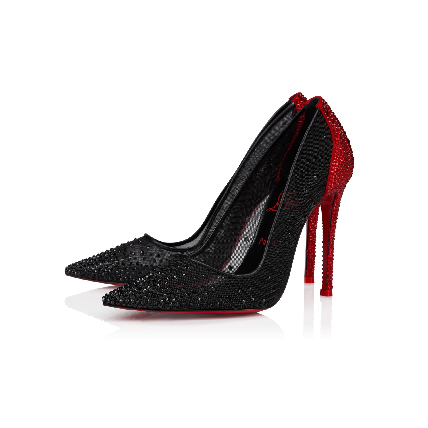 Chr1st1an Louboutin Degrastrass Red Carpet Pumps Black For Women 100mm 1250540J686
