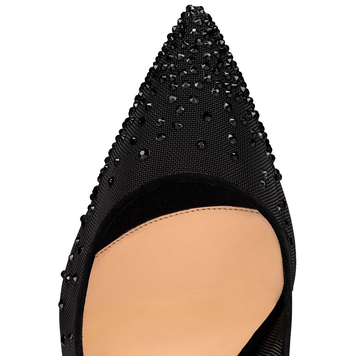 Chr1st1an Louboutin Follies Strass Pumps Black For Women 100mm 1221335CM47