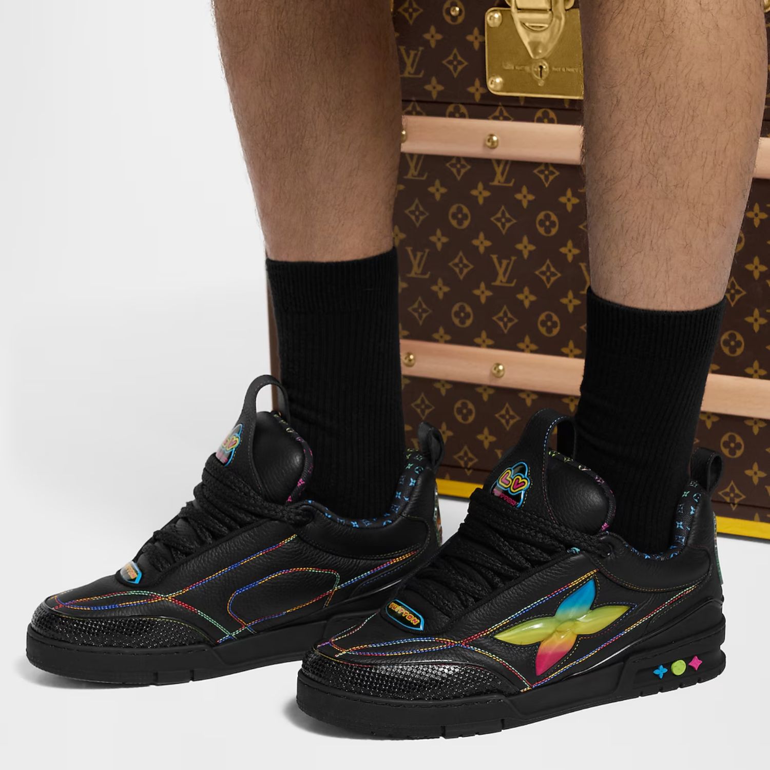 L0vis Vvtt0n Skate Sneaker Black For Men – 1AH599