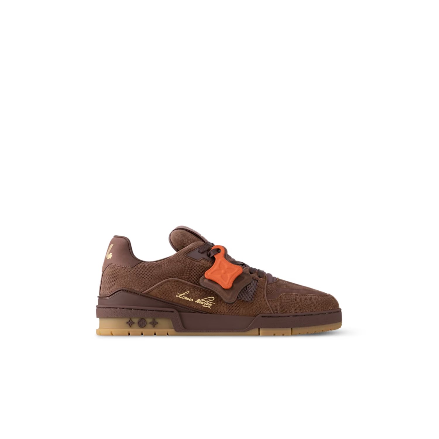 L0vis Vvtt0n Trainer Sneaker Brown For Men – 1AH637