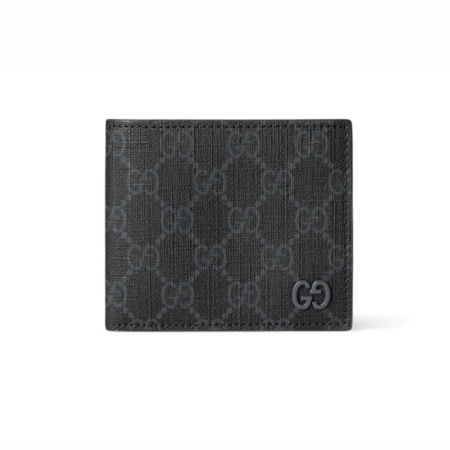 Gvc*1 Grey Interior Bi-Fold Wallet Grey For Men 4.3in/11cm 768243 FACQC 1048