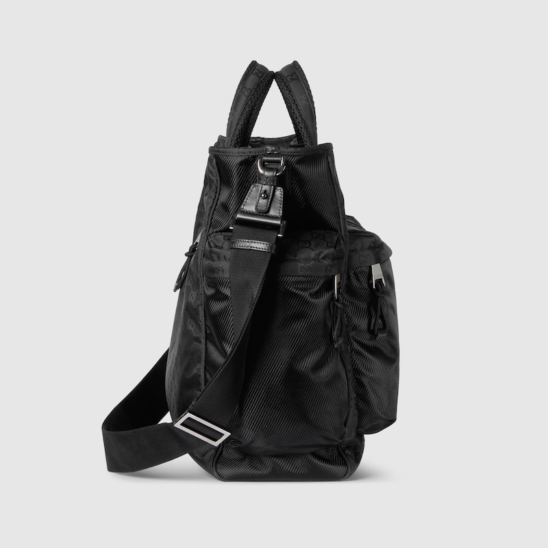 Gvc*1 Large GG Tote Bag Black For Men 15in/38cm ‎‎818962 FAEEE 1062