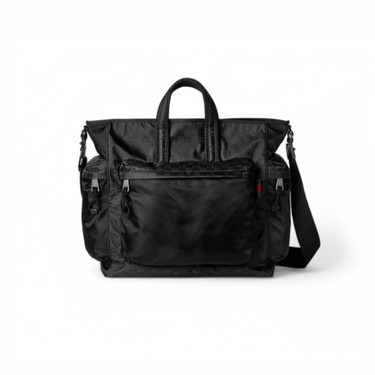 Gvc*1 Large GG Tote Bag Black For Men 15in/38cm ‎‎818962 FAEEE 1062