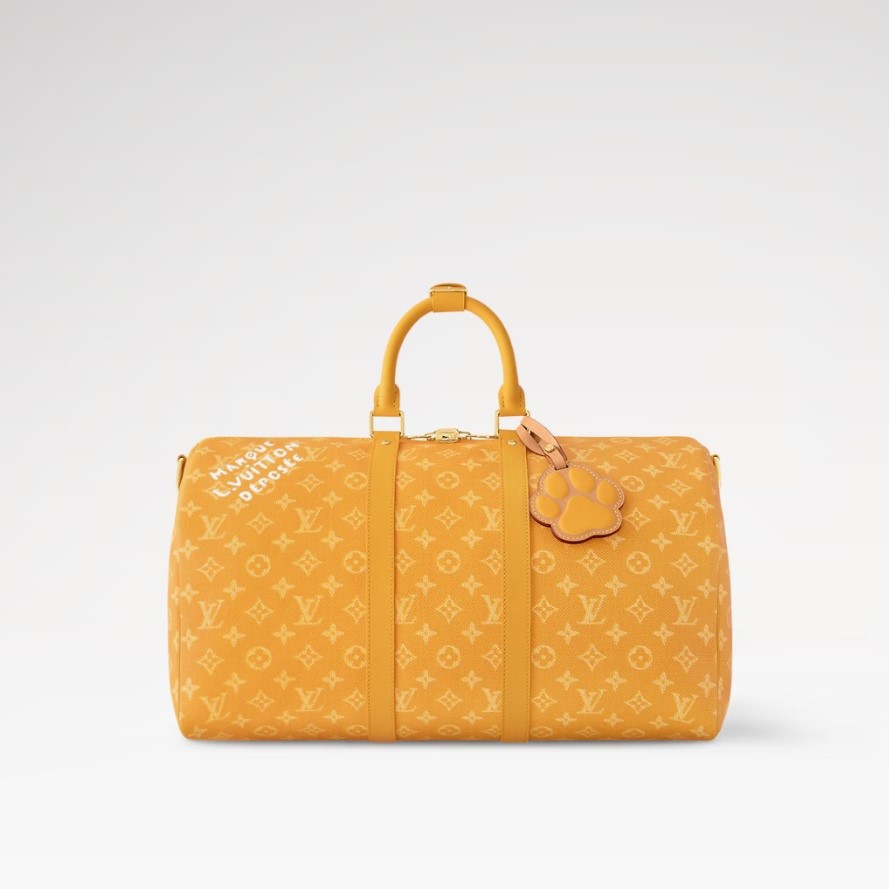 L0vis Vvtt0n Keepall Bandoulière 45 Yellow 17.7in/45cm M12880