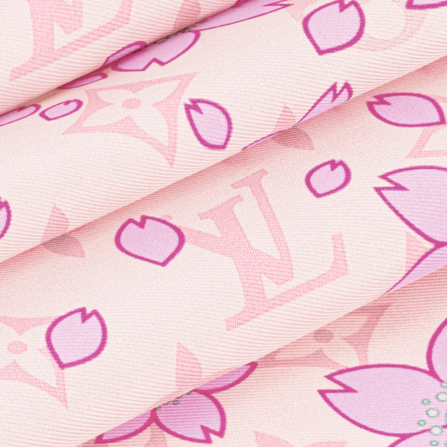 L0vis Vvtt0n LV x TM Monogram Cherry Blossom Square Pink 67cm/26in For Women – M94964