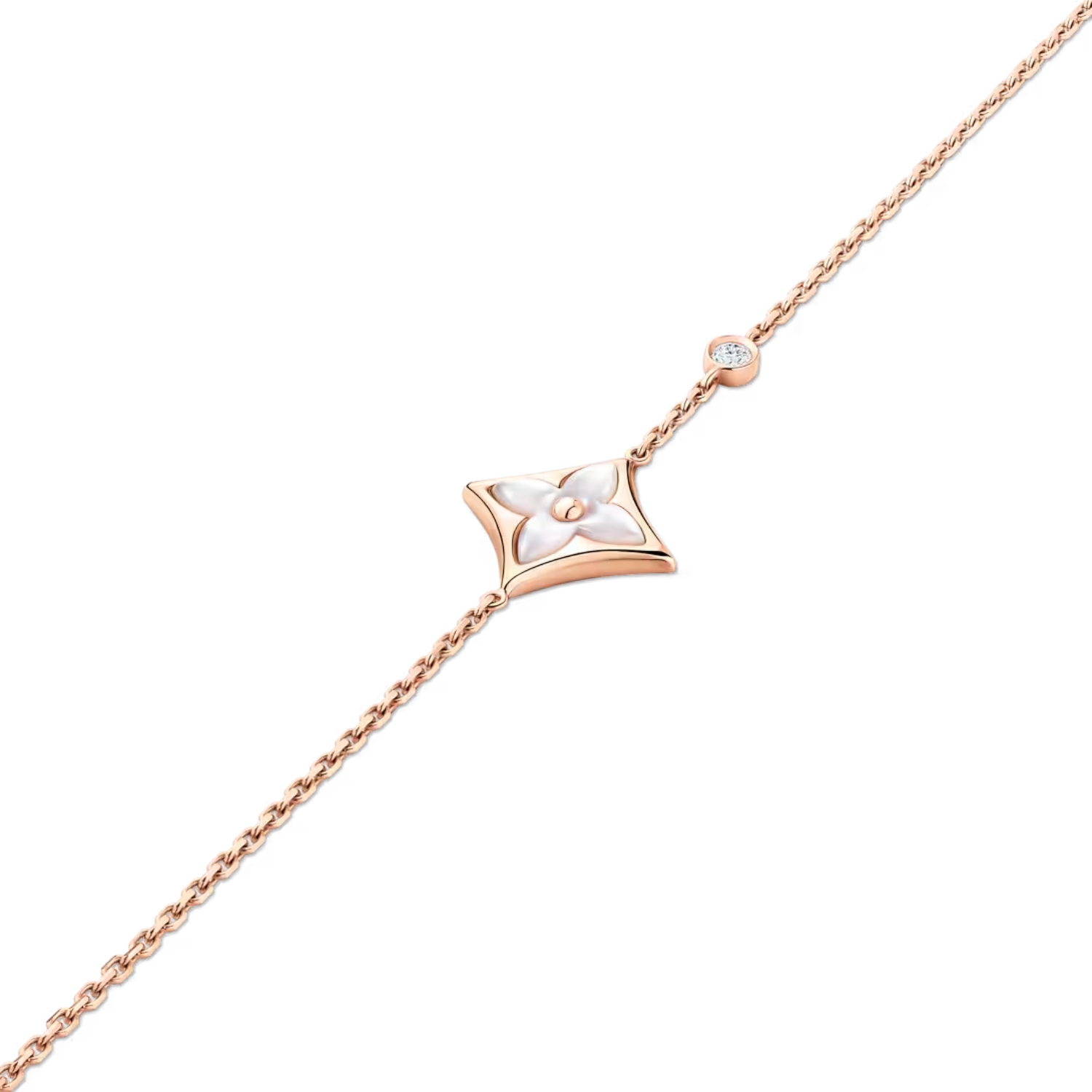 L0vis Vvtt0n Color Blossom BB Star Bracelet Pink-Toned For Women QA5115